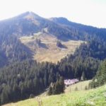 Blick von der Wirtsalm auf den Bernkogel und der Amsel